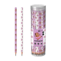 Карандаш ч/гр "Каникулы капибары" круглый, НВ