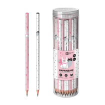 Карандаш ч/гр "Милые зверушки" трехгранный, НВ