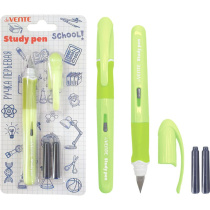 Ручка перьевая deVENTE. School. StydyPen",3 баллончика, синие 0,8мл