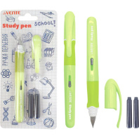 Ручка перьевая deVENTE. School. StydyPen",3 баллончика, синие 0,8мл