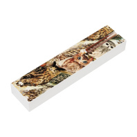 Ручка автомат. в пенале "Dreambox. Fauna. Волшебные совы" гелевая, 0,38мм, черные чернила, 2 стерж.