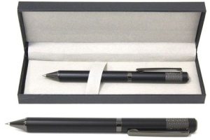 Ручка с пов.мех. в футляре "Fortis B" шарик.,0,7мм, металл., синие чернила