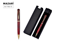 Ручка с пов.мех. в футляре "Pauline R" шарик.,0,7мм, металл., синие чернила