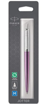Parker Jotter Шариковая ручка Victoria Violet Chrome CT M синие чернила