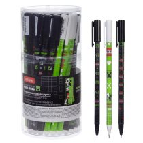 Ручка гелевая стираемая Hatber "Pixel Boom" синяя, 0,6мм