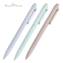 Ручка шар. BV автомат. "SoftClick. Morandi" 0,7мм, синяя, 3 вида