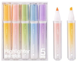 Набор текстовыделителей "Deli. Nusign" 5цв.