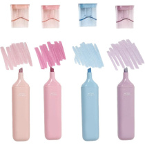 Набор текстовыделителей "deVENTЕ Shimmer" 4 цв., 1-5мм, с БЛЁСТКАМИ, плоский