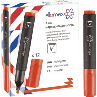 Текстовыделитель "Attomex" 1-4мм оранжевый