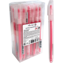 Текстовыделитель "Attomex" 1-4мм розовый, круг. корпус