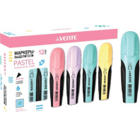 Текстовыделитель "deVENTE. Pastel" 1-5мм бирюзовый пастельный, плоский. корп.