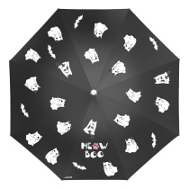 Зонт  60см "deVENTE. Ghost Meow" , стальной каркас, пластиковая рукоятка