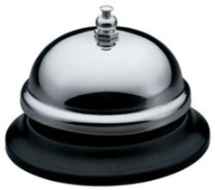 Звонок настольный, хромированный