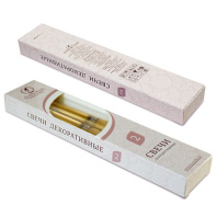 Свеча античная позолоченная-блэк 2 шт/уп