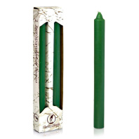 Свеча античная темн. зеленая 2 шт/уп