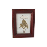 Фоторамка дерево  6,5*9см. 1702 (Темно-коричневая)