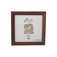 Фоторамка дерево 15*15см. 1702 (Темно-коричневая)
