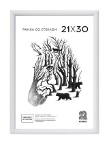 Фоторамка пластик 21*30 500 (Белая)