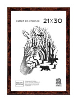 Фоторамка пластик 21*30 501 (Коричневый)