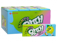 Жевательная резинка КОРЕЯ * WHATTA GREEN GRAPE, пластинки" 23гр., /уп.16шт./