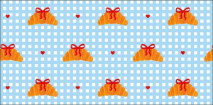 Конверт для денег "Круассаны"