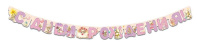 Гирлянда "С Днем Рождения!" девочка 2м