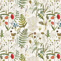 Бумага упаковочная 70*100см  "Flora. Луговые травы" 80гр/м2