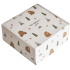 Подарочная коробка 20*20*10 см "Forest. Елочки" требуется сборка