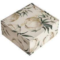 Подарочная коробка 20*20*10 см "Peony. Айвори" требуется сборка