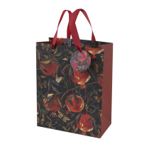 Пакет подар. бумажн. 26*32,4*13 см 210гр/м2 Flora. Гранат