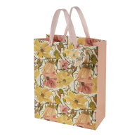 Пакет подар. бумажн. 26*32,4*13 см 210гр/м2 Flora. Цветочная страсть