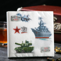 Салфетка "ПС Военная техника" 33*33см, 20 шт., 2-х слойная