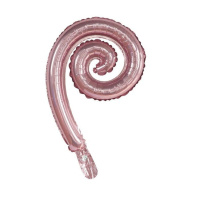 Шар фольга 17" "Спираль" розовое золото 30*42 см