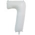 Шар фольга 26" "Цифра 7" White