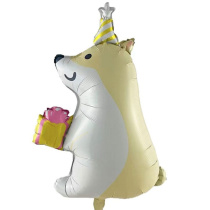 Шар фольга с рисунком 33" "Собака" 84см