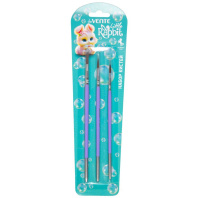 Набор кистей "deVENTE. Little Rabbit" 3 шт, (пони  2, 4, 7)