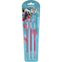 Набор кистей "deVENTE. Yummy Panda" 3 шт, (пони  2, 4, 7)