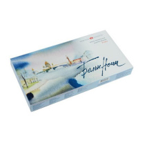 Акварельные краски худож. 24цв. Белые Ночи, кюветы, пластик, палитра