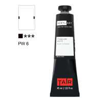 Краска акрил. "Акрил Арт", 45 мл, туба, белила титановые