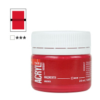 Краска акрил. "Акрил-Хобби"  20 мл, матовая, маджента