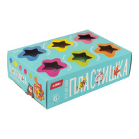 Тесто для лепки  6 цв.*80 гр., в карт. коробке