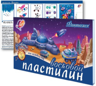 Пластилин 32цв 475гр. Фантазия, восковой, со стеком, карт.упак.