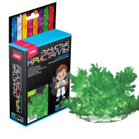 Выращивание кристаллов. Лучистые кристаллы "Зелёный кристалл"