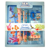 Набор канцелярских принадлежностей 12 пр. "Морской"