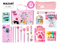 Набор канцелярских принадлежностей 17 пр. "Лапки" 27*17*5см