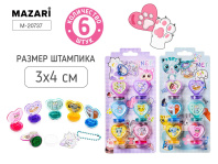 Набор Штампиков  6шт. "Котики"