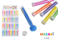 Блёстки декоративные в тубах, ассорти 6 цветов НЕОН