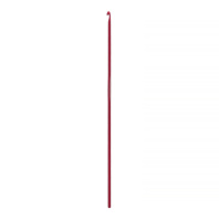 Крючок для вязания D=2,5мм, 15см в чехле красный