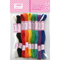 Набор ниток мулине"deVENTE.DIY School ART" ,хлопок 8м., 9цв. 9шт.