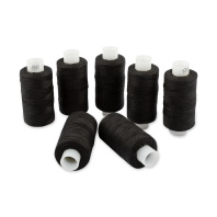 Нитки швейные "Gamma" черный, армированные, 65 ЛХ 200 м